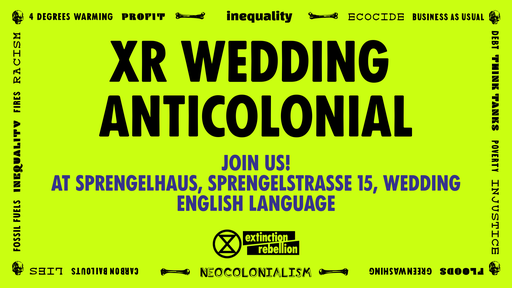 XR Wedding anticolonial - no regular meeting