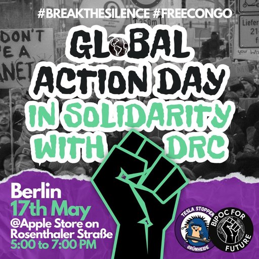 💥❤️‍🔥✊ Globaler Kongo-Aktionstag in BERLIN ✊❤️‍🔥💥