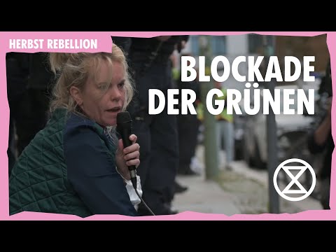 Judith, warum klebst du vor den Grünen? | Herbst-Rebellion