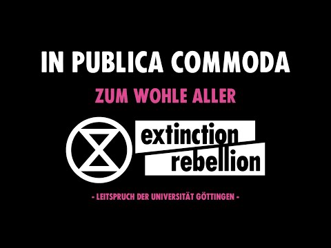 In publica commoda - Zum Wohle Aller? XR an der Georg-August Universität Göttingen | 16.09.2020