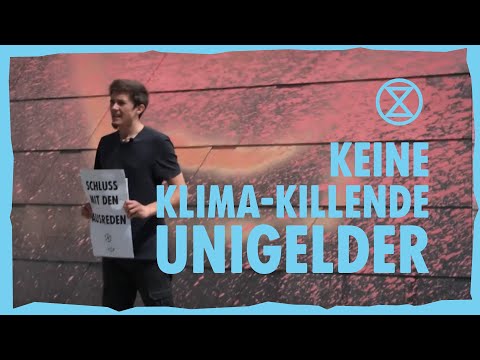 Uni bemalt! | Schluss mit klimaschädlichen Unigeldern! | Leuphania Divest
