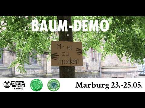 [XR Marburg 23.-25.05.2020] Baumdemo in Marburg