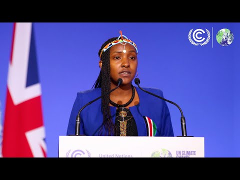 Elizabeth Wathuti at #COP26: "Please open your hearts"