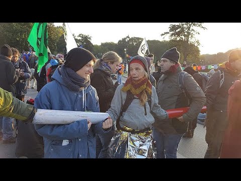 Euronews exklusiv unterwegs mit Extinction Rebellion