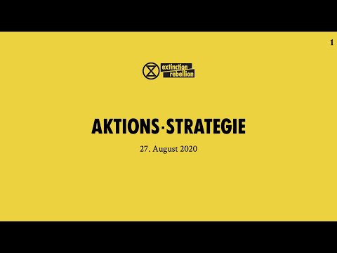 [XR Hamburg 27.08.2020] XR Aktions Strategie - Vortrag Robert