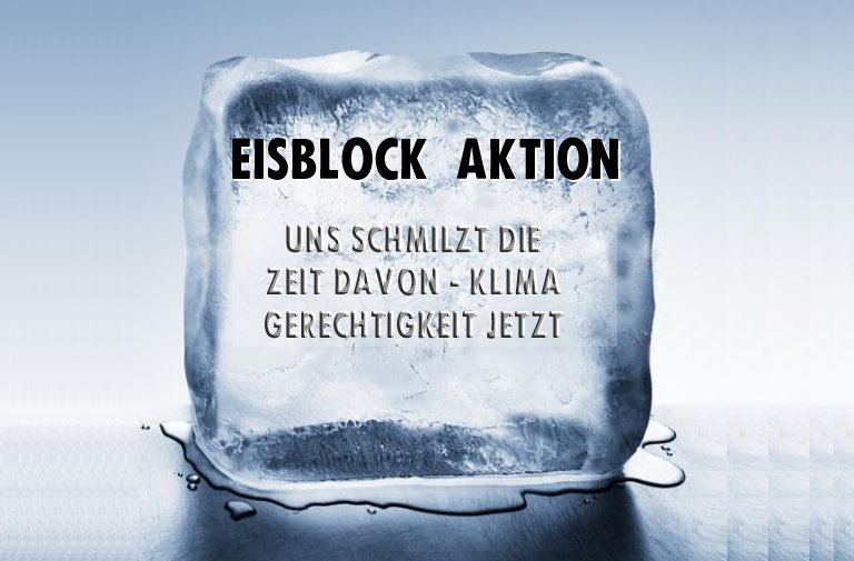 Eisblock Aktion