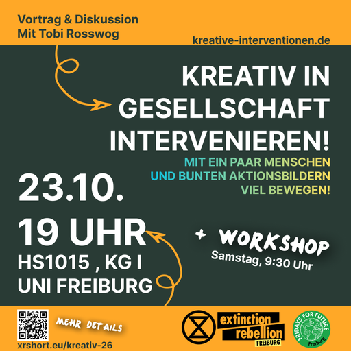 Kreativ in Gesellschaft Intervenieren - mit Tobi Rosswog