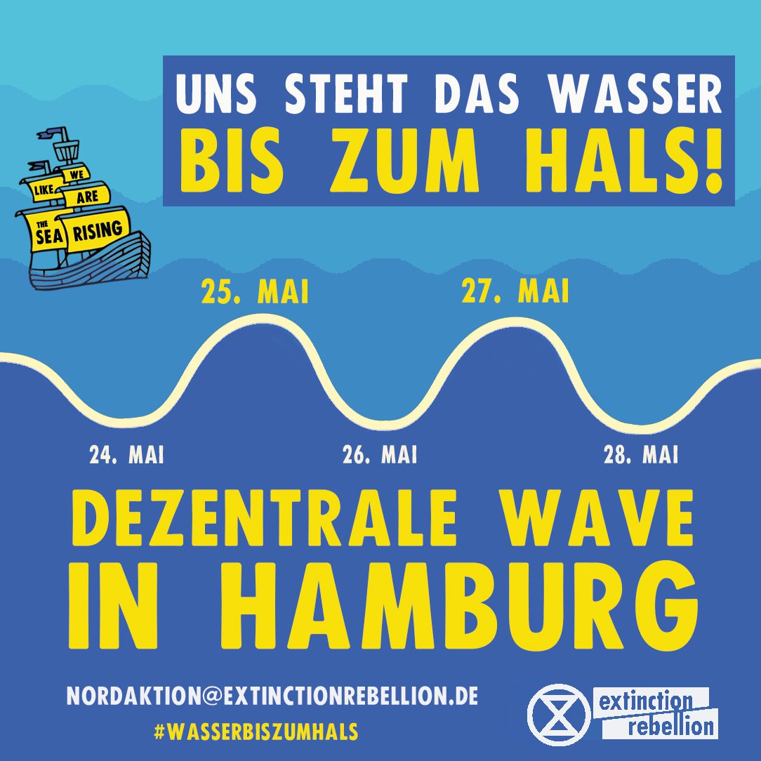 Fette Hamburger Aktionswoche - Das Wasser steht uns bis zum Halse!
