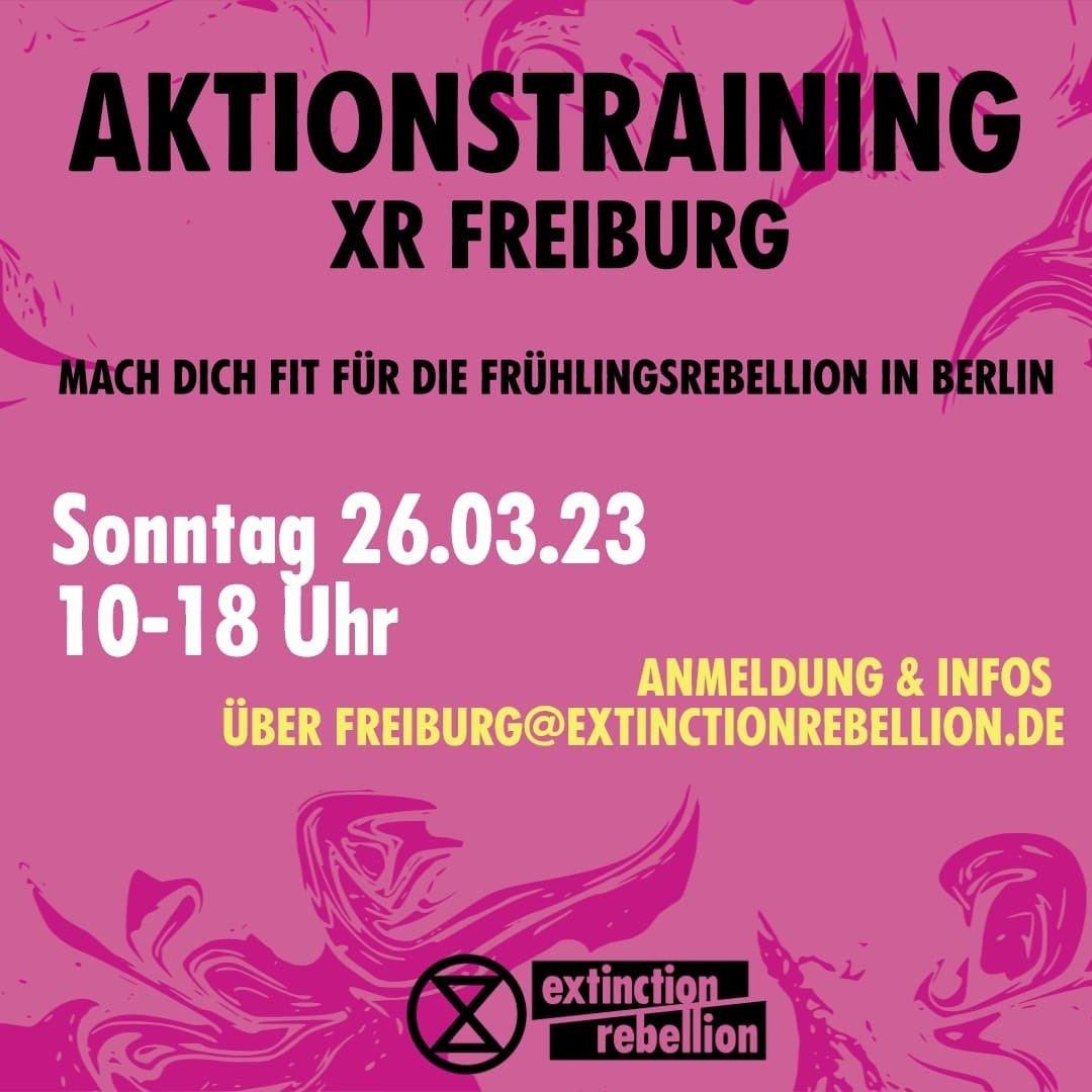 Aktionstraining  für die Frühjahrsrebellion in Berlin