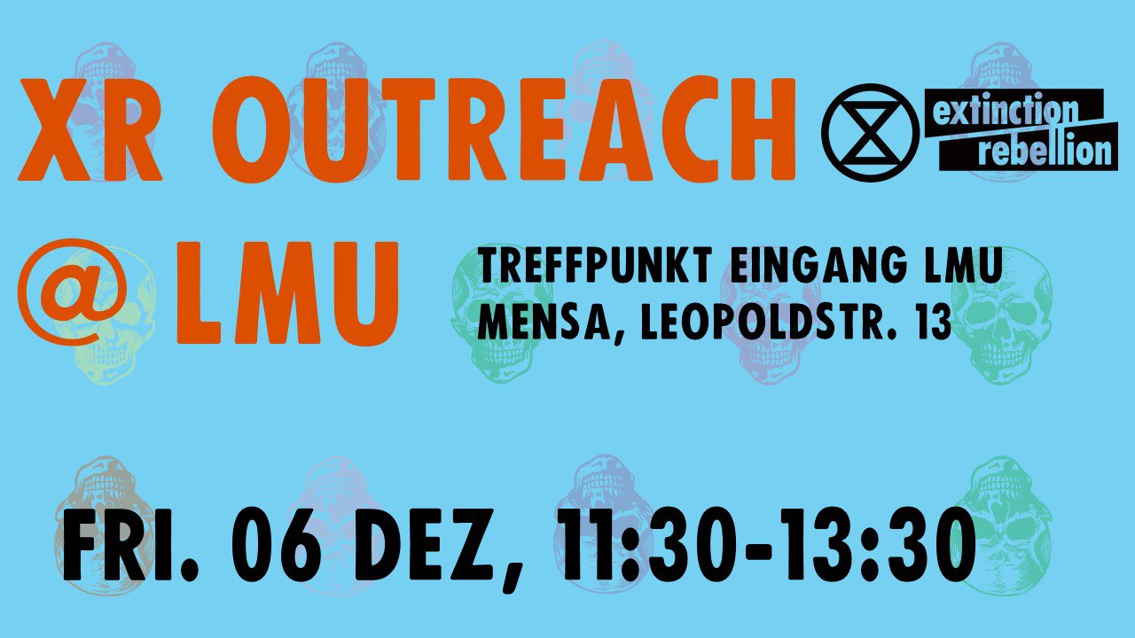 XR Outreach @ LMU Mensa