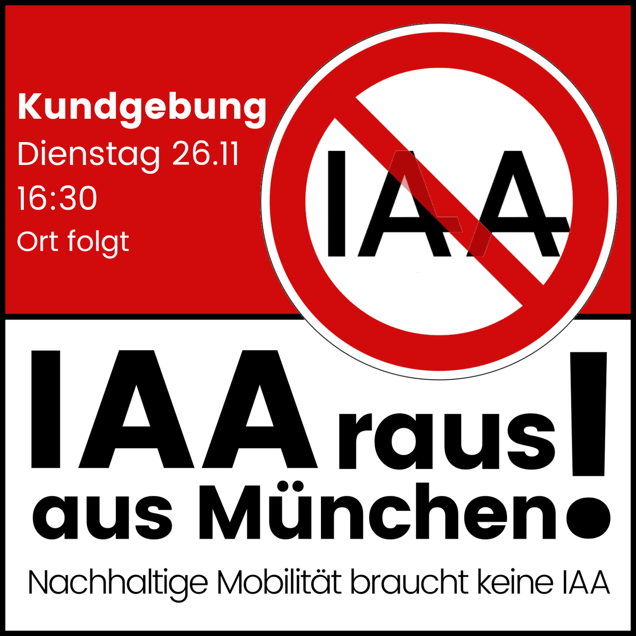 DEMO: Nachhaltige Mobilität braucht keine IAA