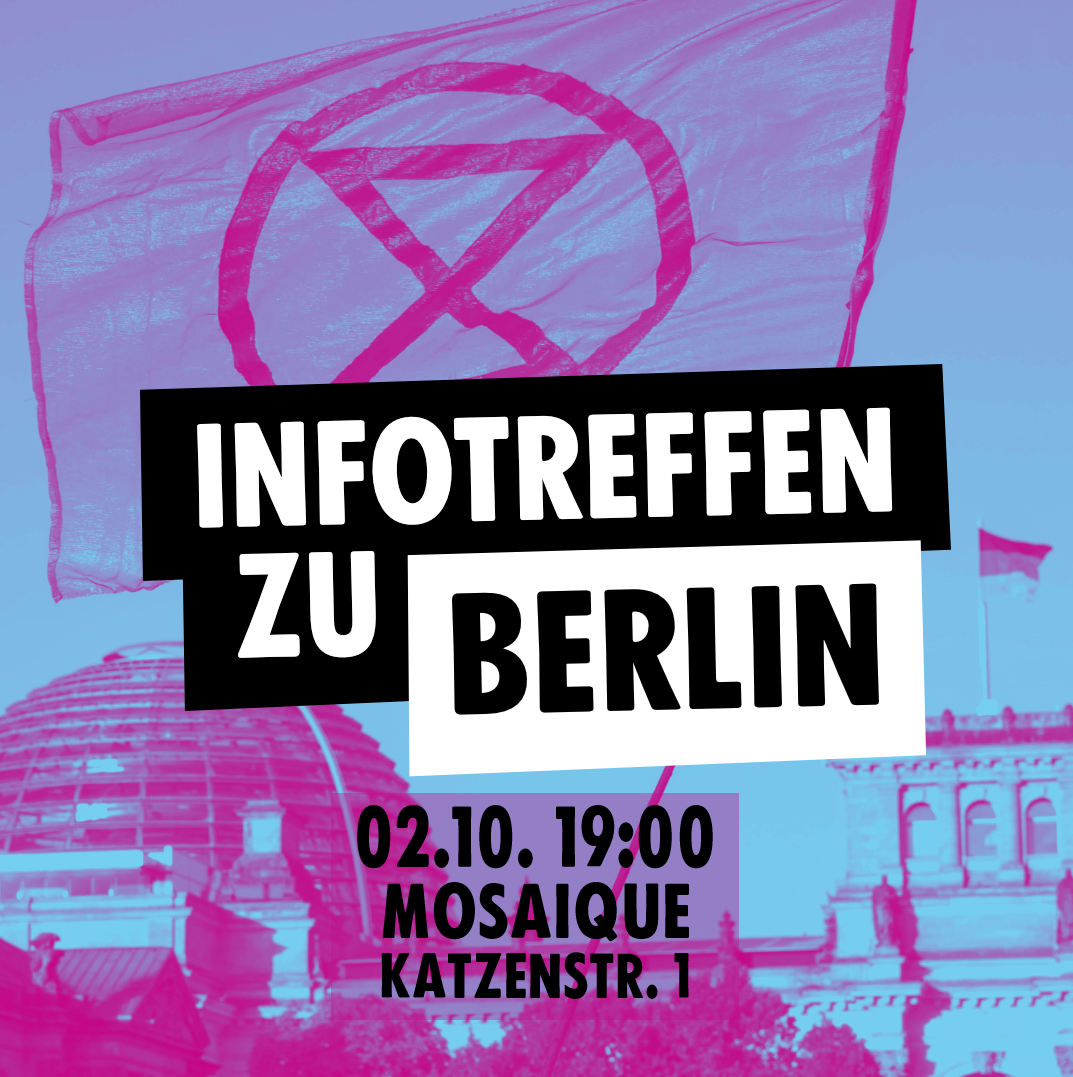 Infoabend zur Rebellion in Berlin