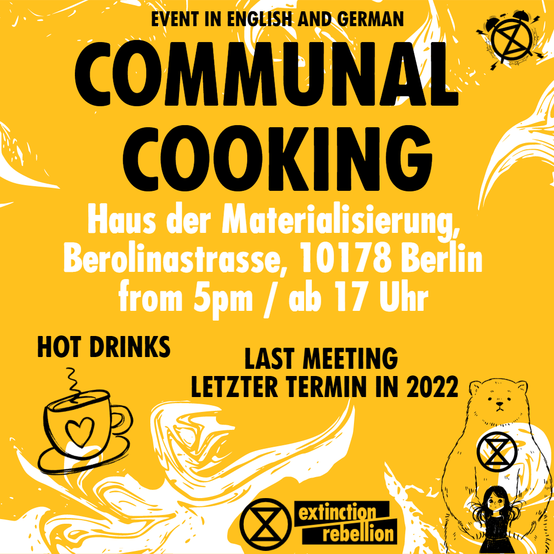 LAST communal 'cooking' in 2022!