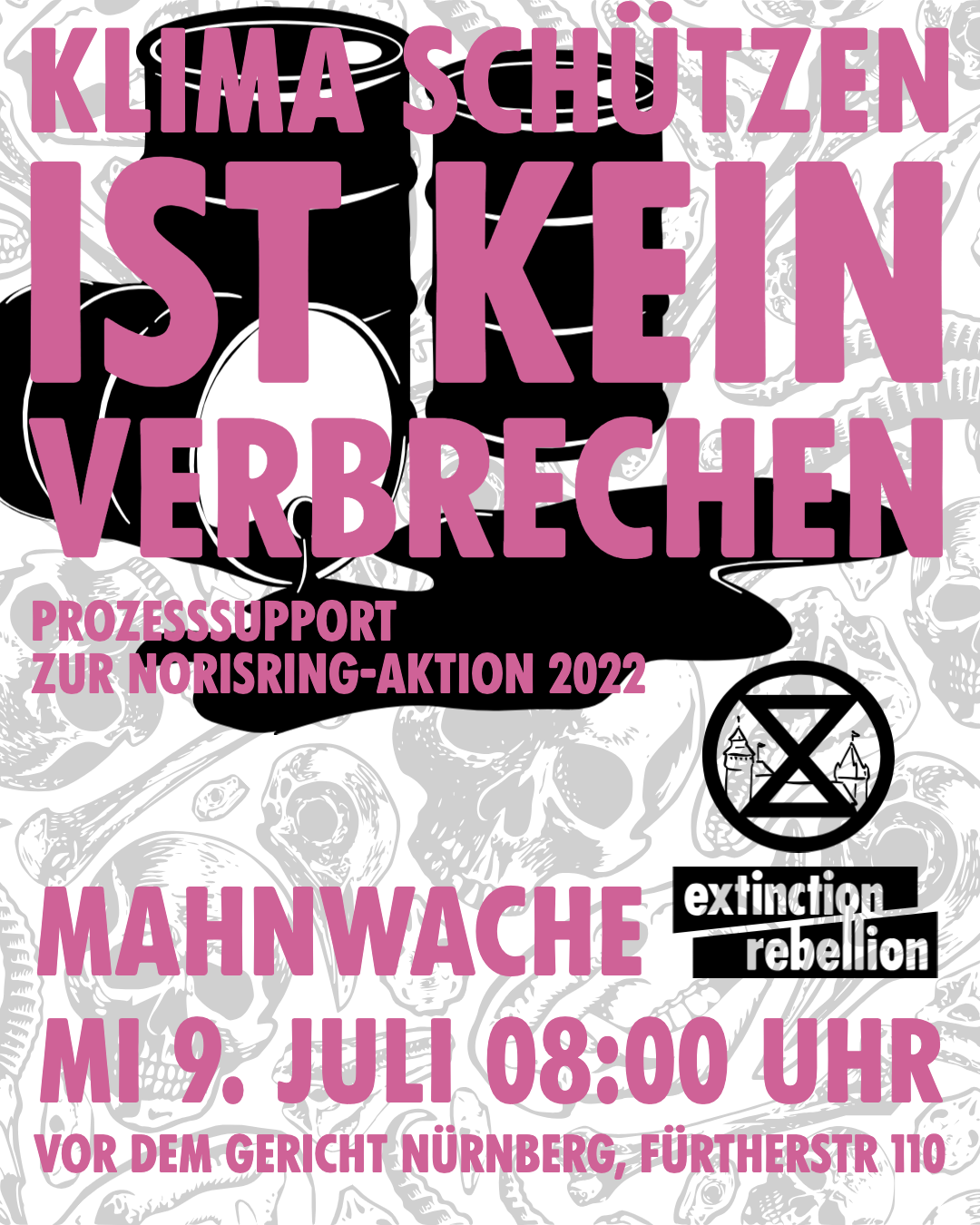 DTM-Aktivisten vor Gericht