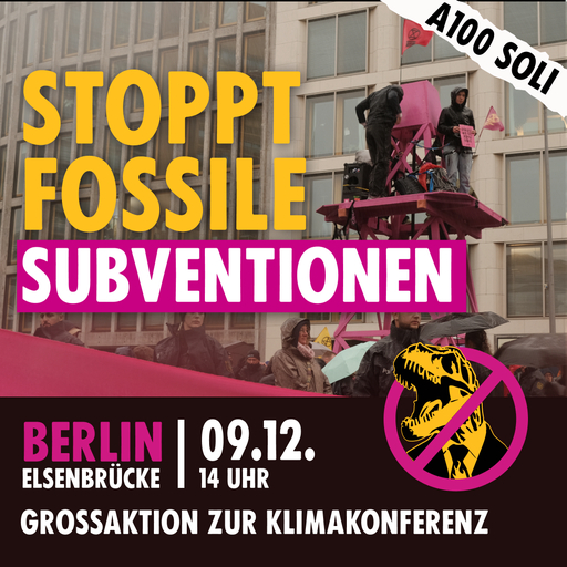 Stoppt fossile Subventionen