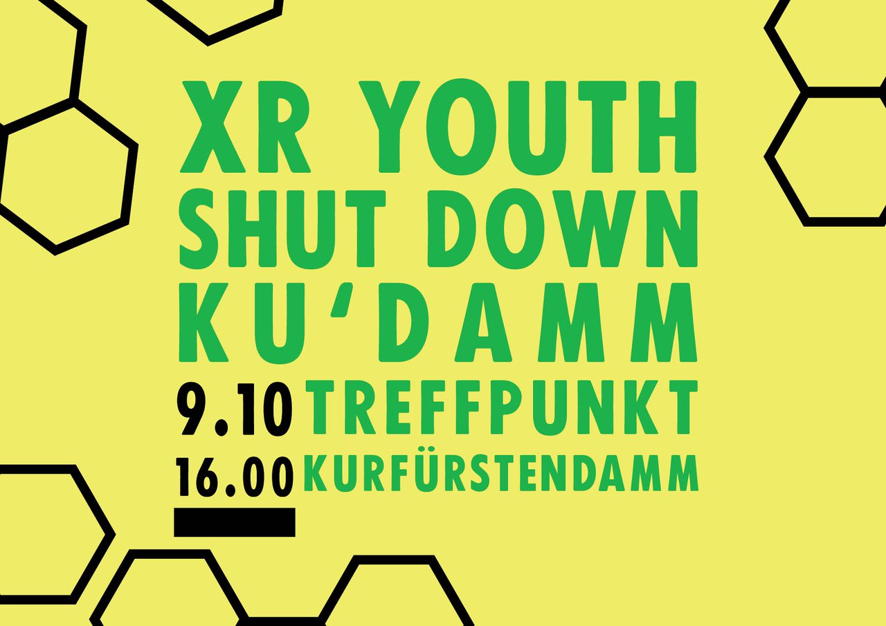 Mi, 09.10 - XR Youth: Shut down Kudamm
