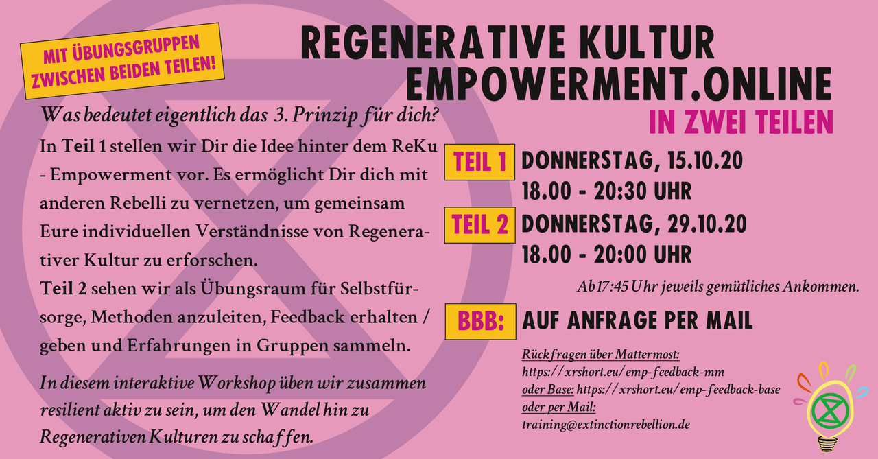 Empowerment.online für Regenerative Kulturen (ReKu)