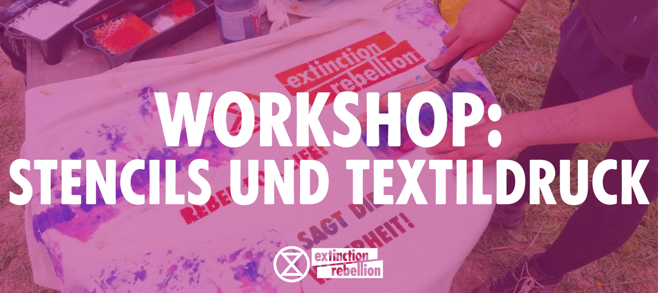 Workshop: Stencils und Textildruck