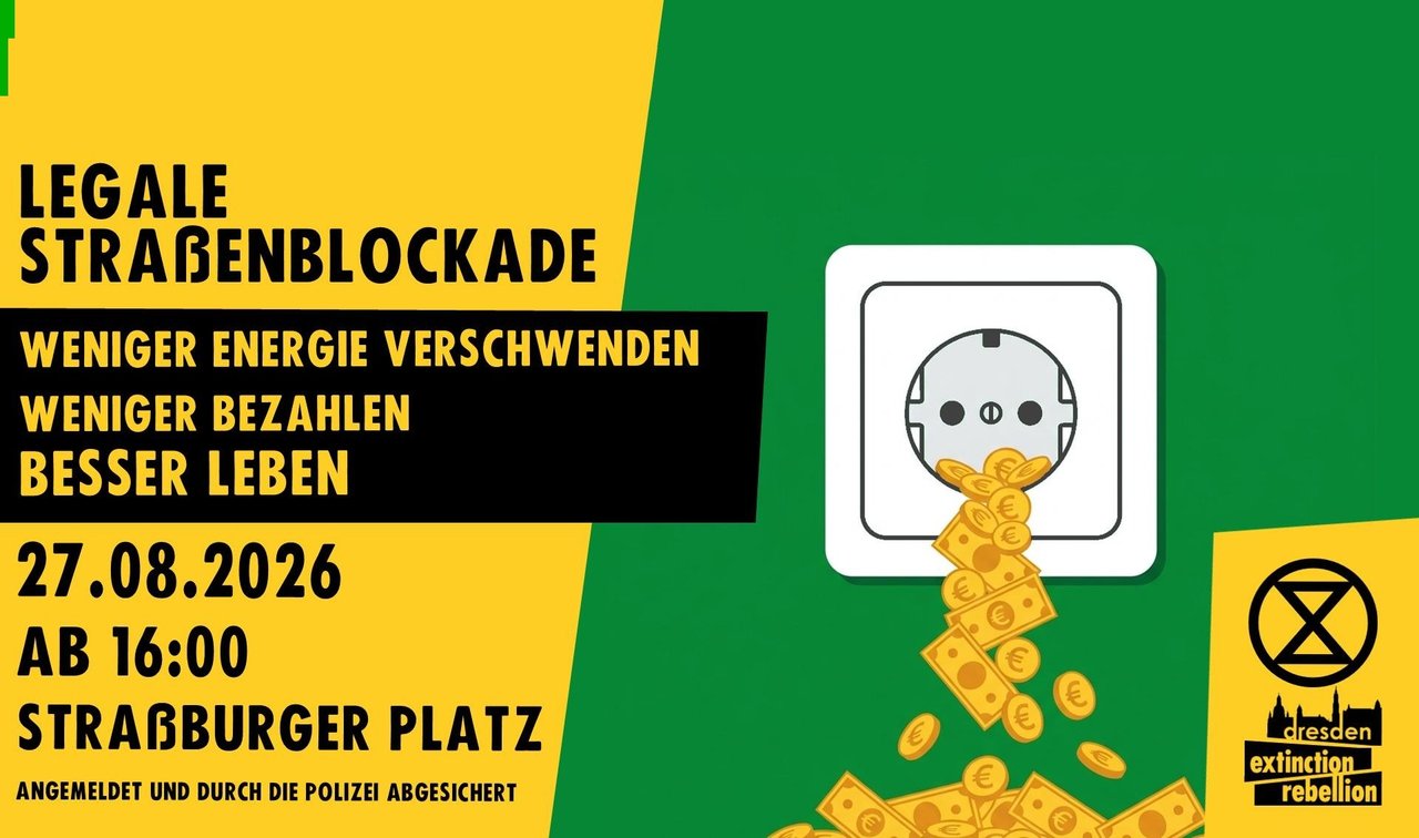 XR-Klimaschutz-Aktion am 27.08.2026