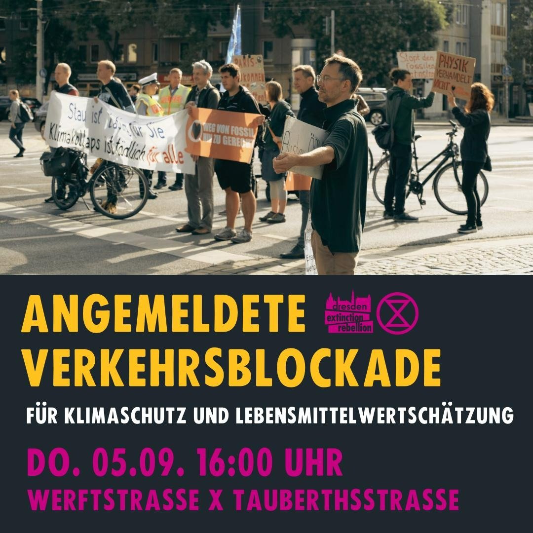 Straßenblockade am 05.09.2024