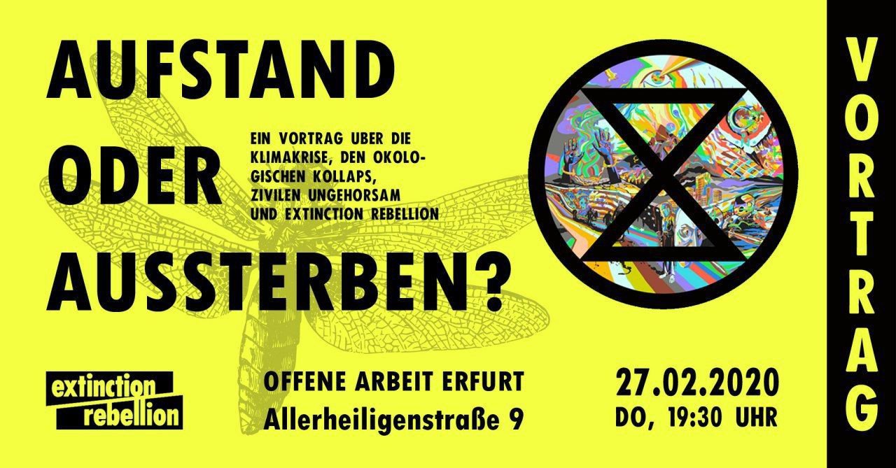 XR Talk "Aufstand oder Aussterben" in Erfurt