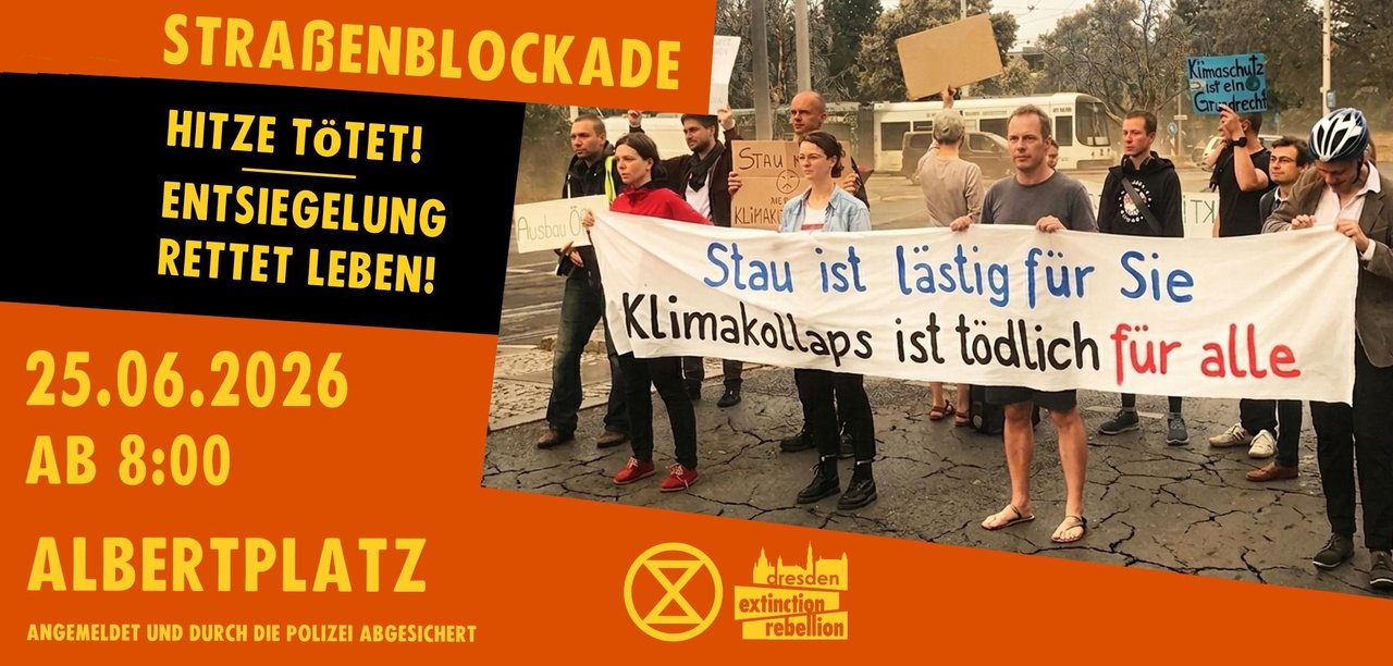 🌿 Dresden braucht Schatten – komm mit uns auf die Straße!