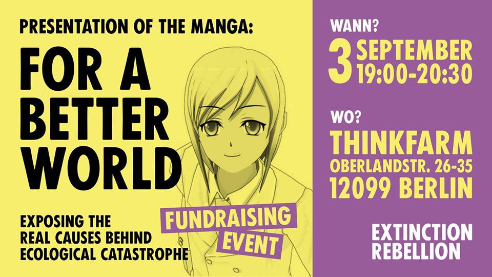 XR Fundraising: For a Better World Manga presentation
