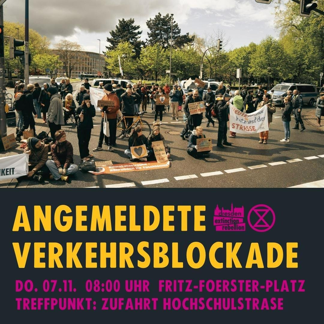 Straßenblockade am 07.11.2024