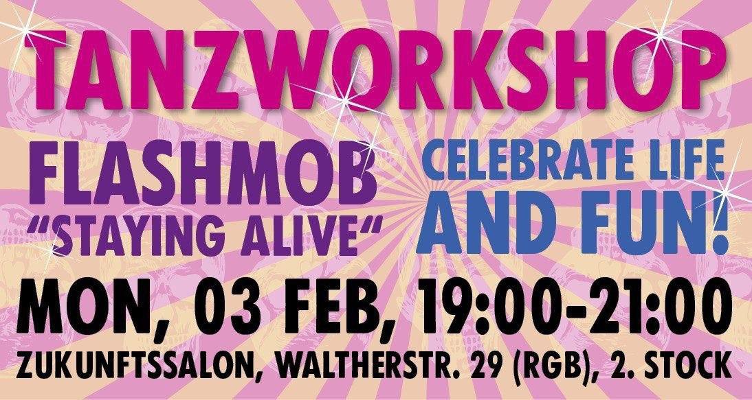 Tanzworkshop Flashmob Staying Alive