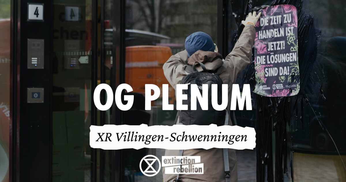 Offenes Plenum für alle
