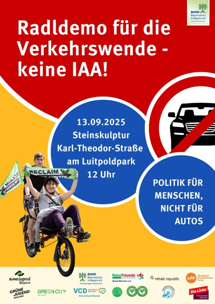 Fahrraddemo gegen die IAA