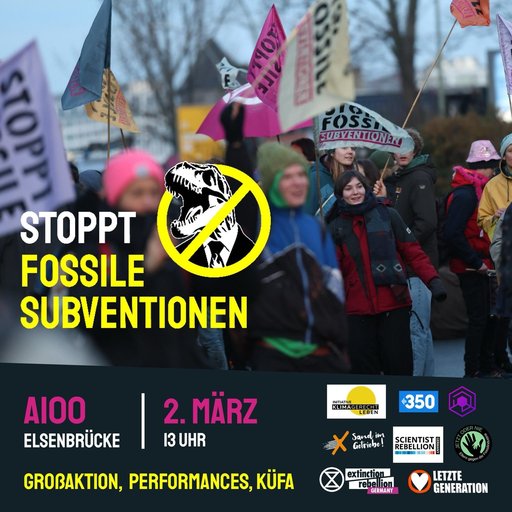 Stoppt fossile Subventionen