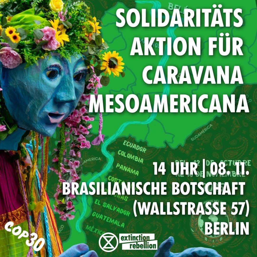 Karawane mit Gaia zur 30. COP in Berlin