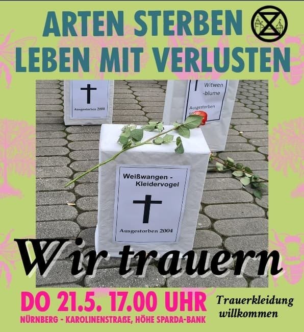 Wir trauern um verlorene Arten